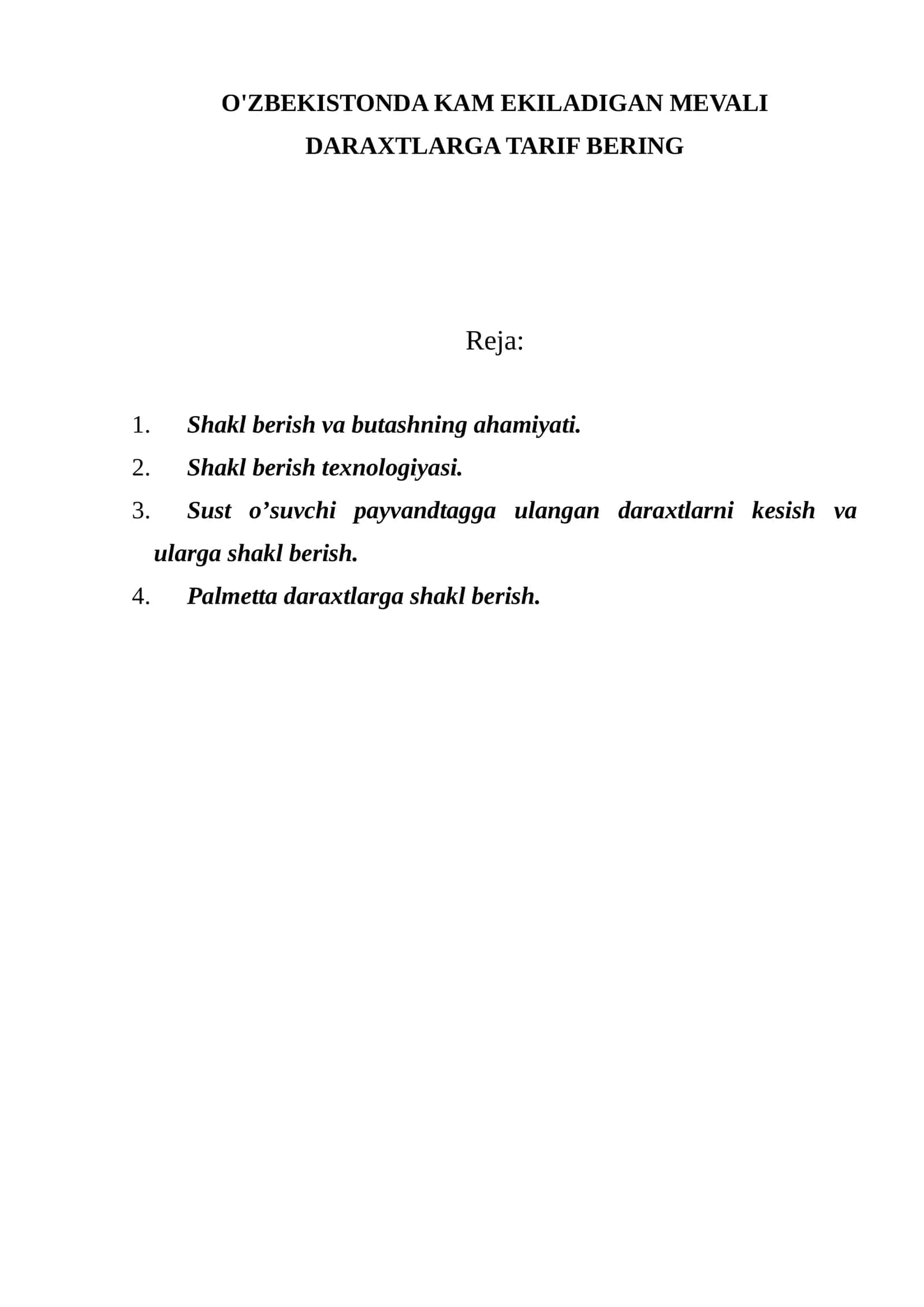 MEVALI DARAXTLARGA TARIF BERING 1