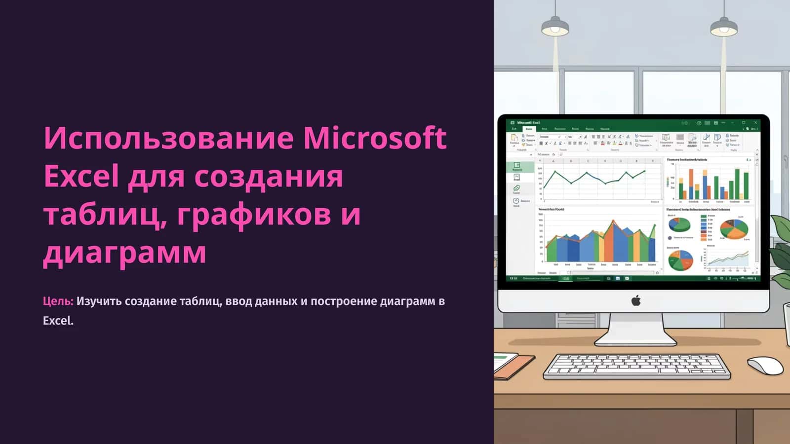 Использование Microsoft Excel для создания таблиц, графиков и диаграмм 1