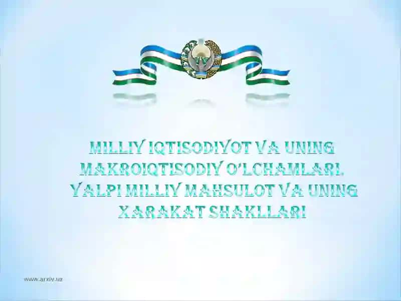 Milliy iqtisodiyot