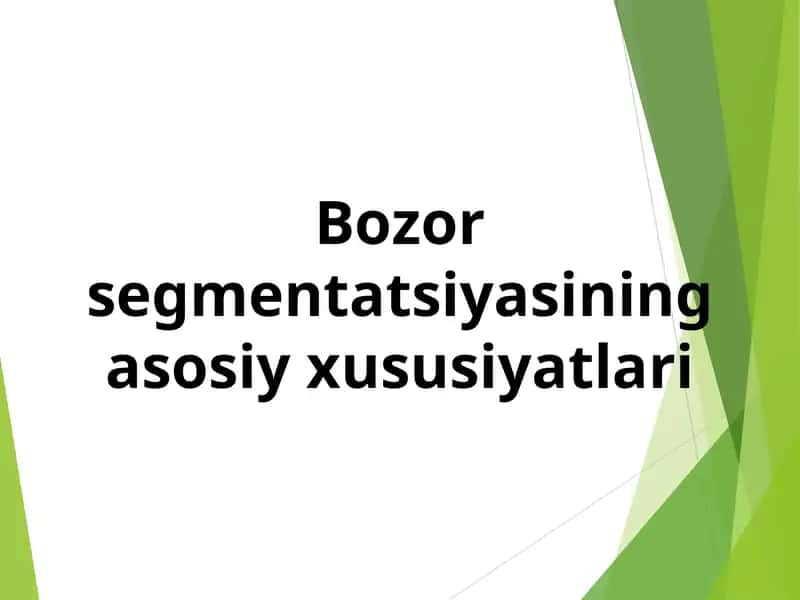 Bozor iqtisodiyotining mohiyati va asosiy belgilari 1