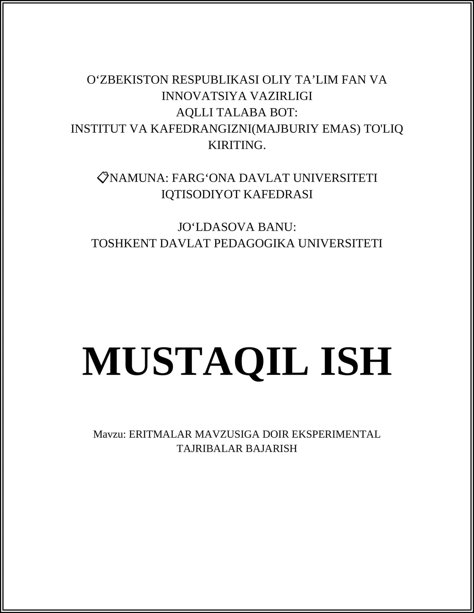 ERITMALAR TABIATI VA TURLARI 1
