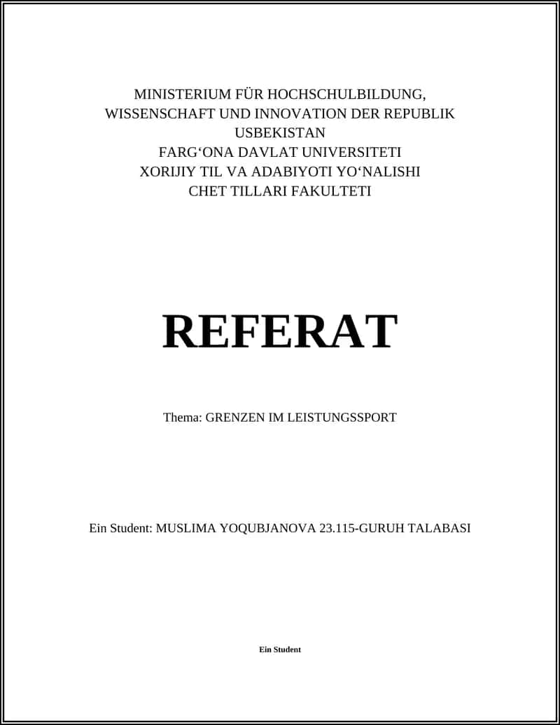 Körperliche Leistungsfähigkeit 1