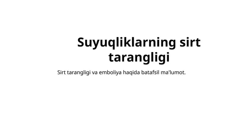 Sirt Tarangligi 1