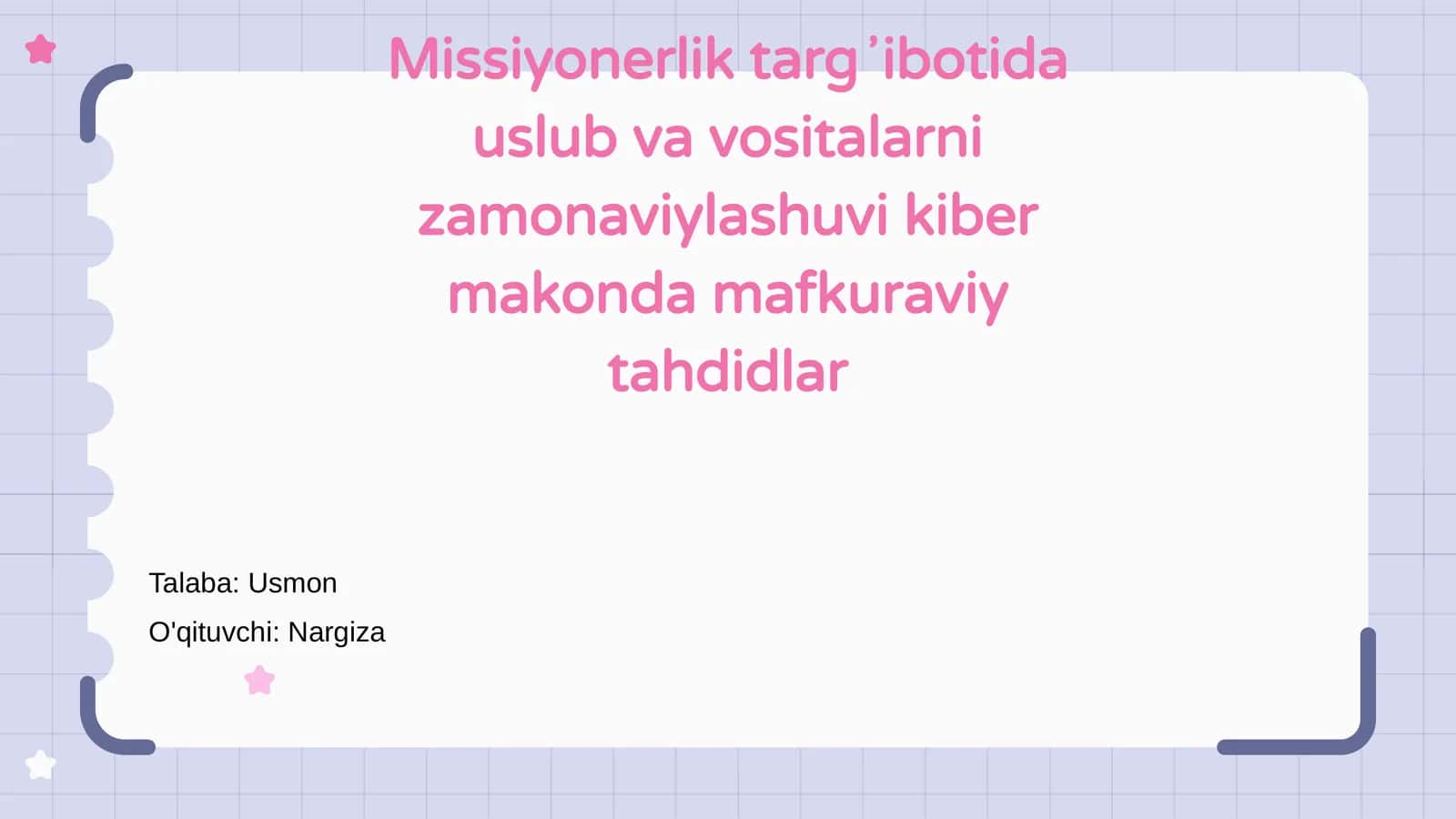Missiyonerlik targ‘ibotida uslub va vositalarni zamonaviylashuvi kiber makonda mafkuraviy tahdidlar 1