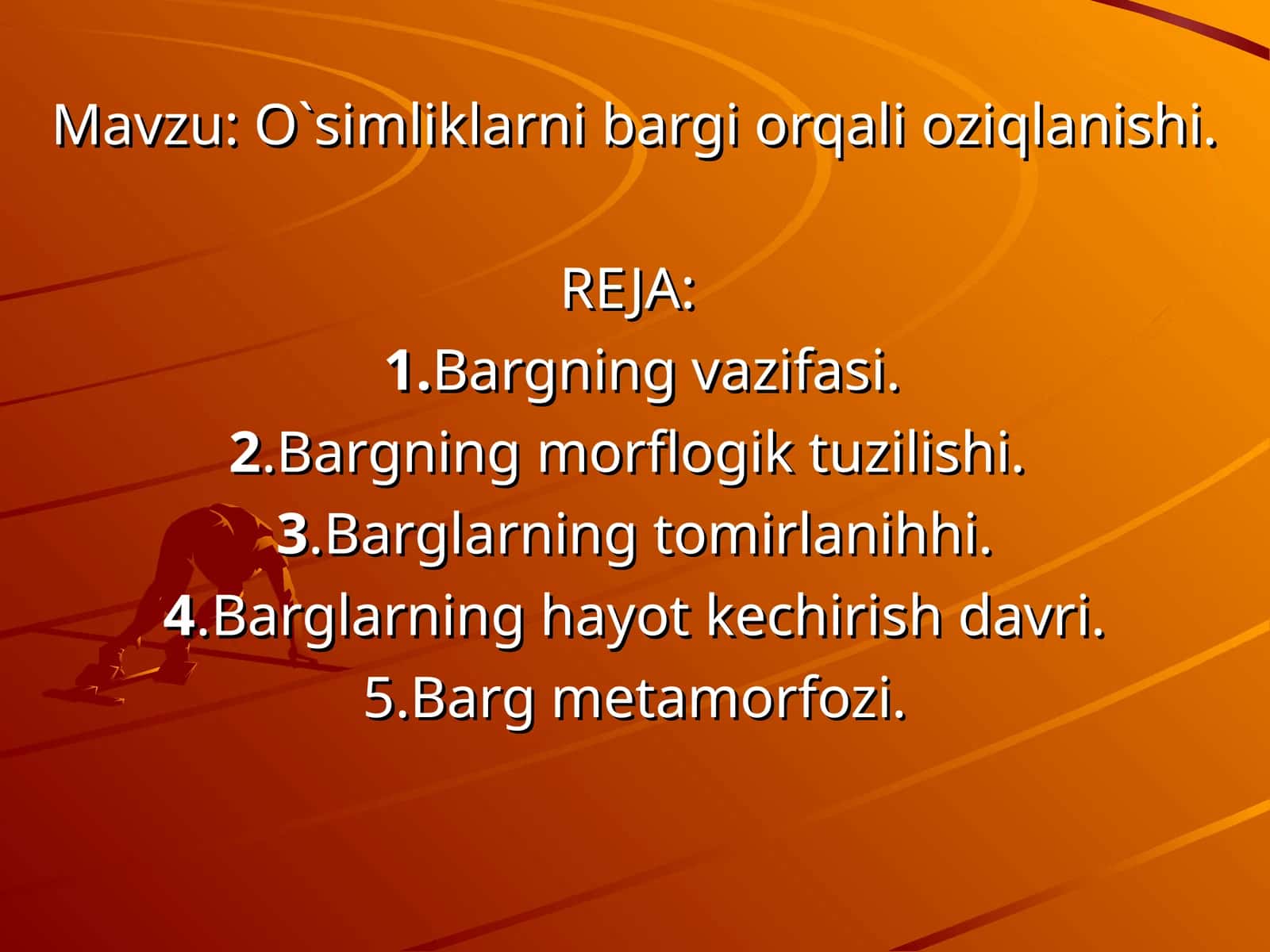 O`simliklarni bargi orqali oziqlanishi 1