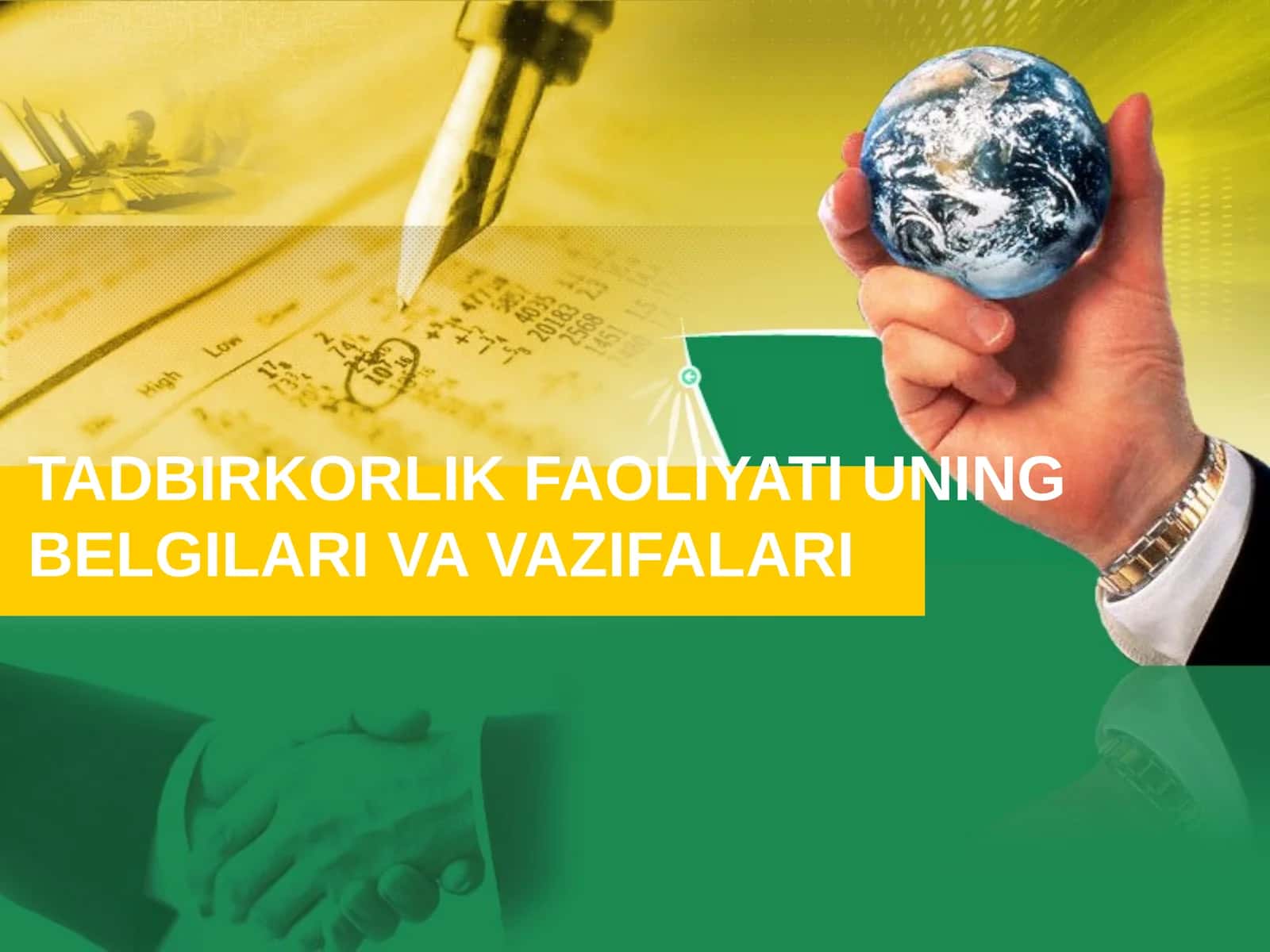TADBIRKORLIK FAOLIYATI UNING BELGILARI VA VAZIFALARI 1
