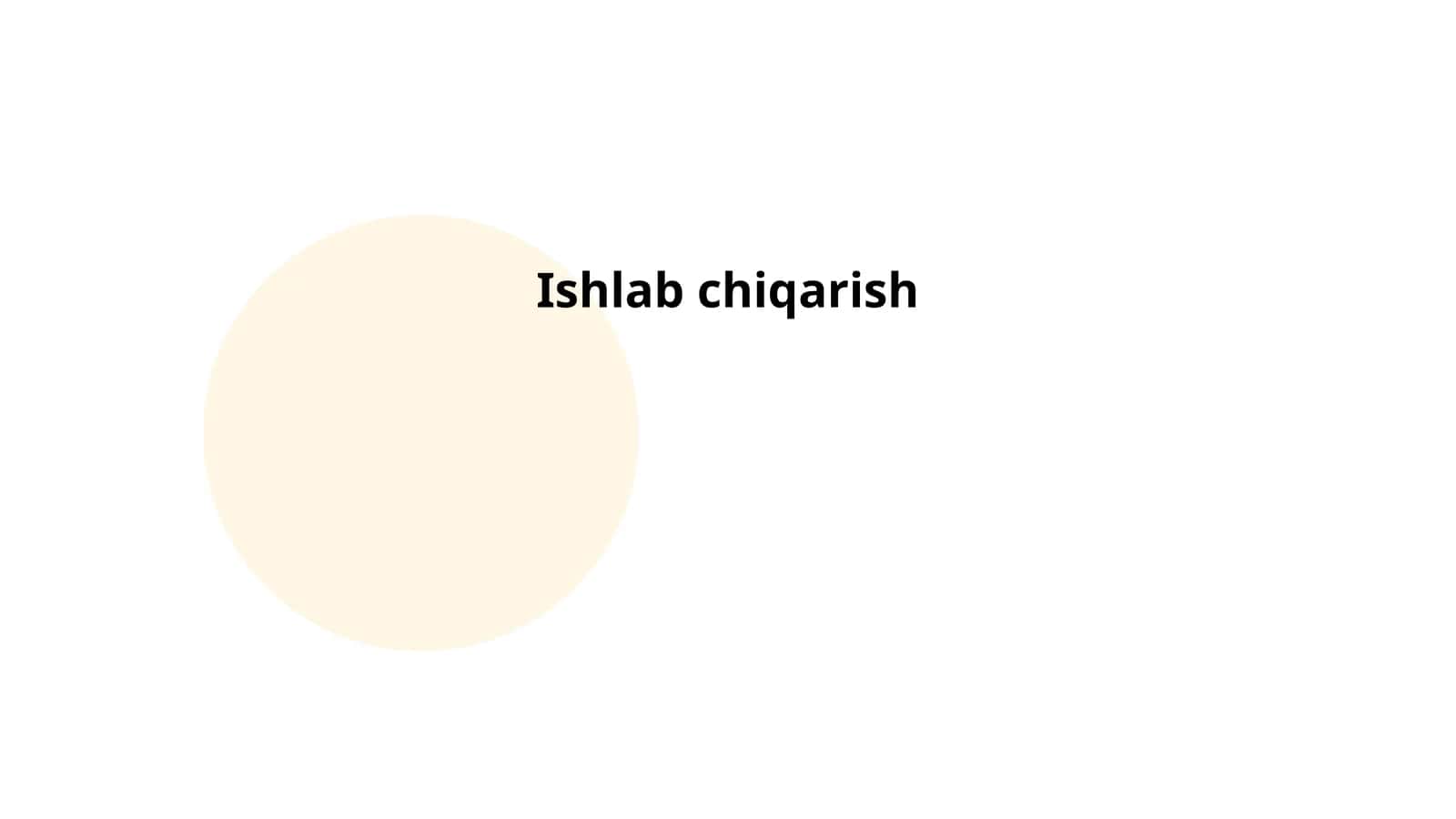Ishlab chiqarish jarayoni 1