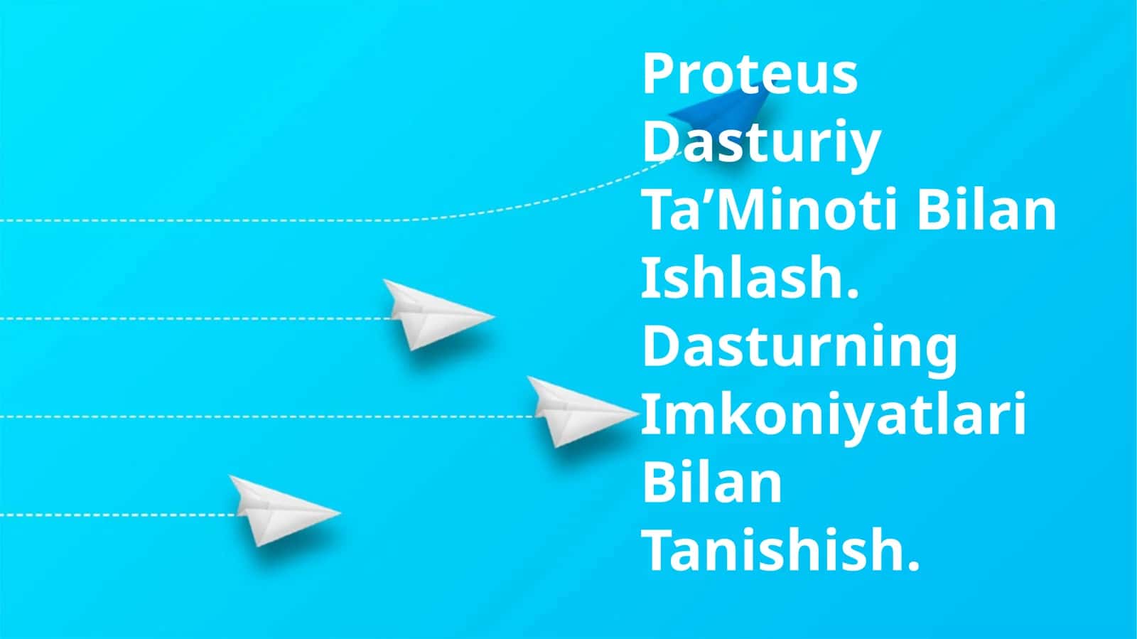 Proteus Dasturiy Ta’Minoti Bilan Ishlash. Dasturning Imkoniyatlari Bilan Tanishish 1