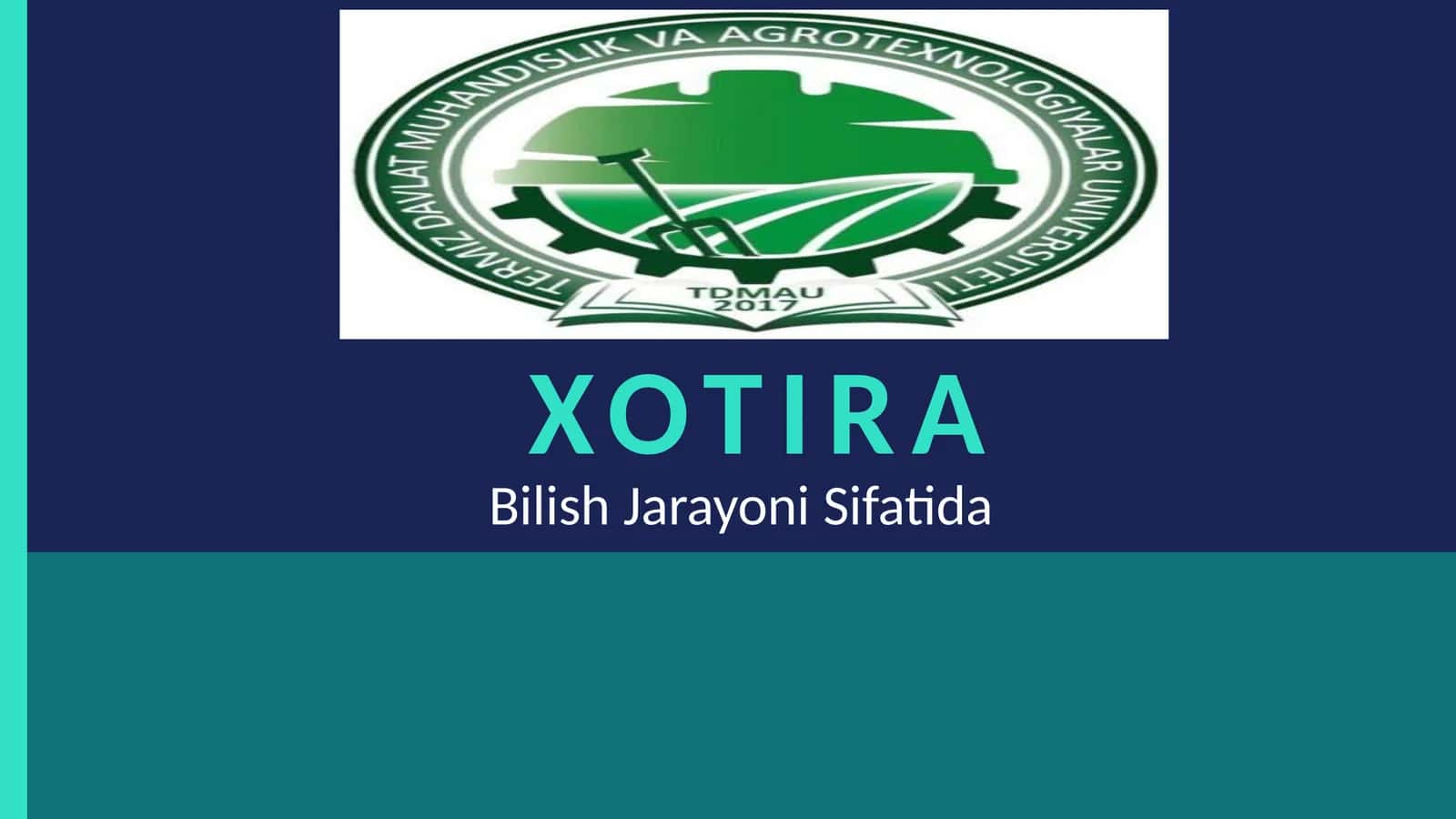 Xotira 1