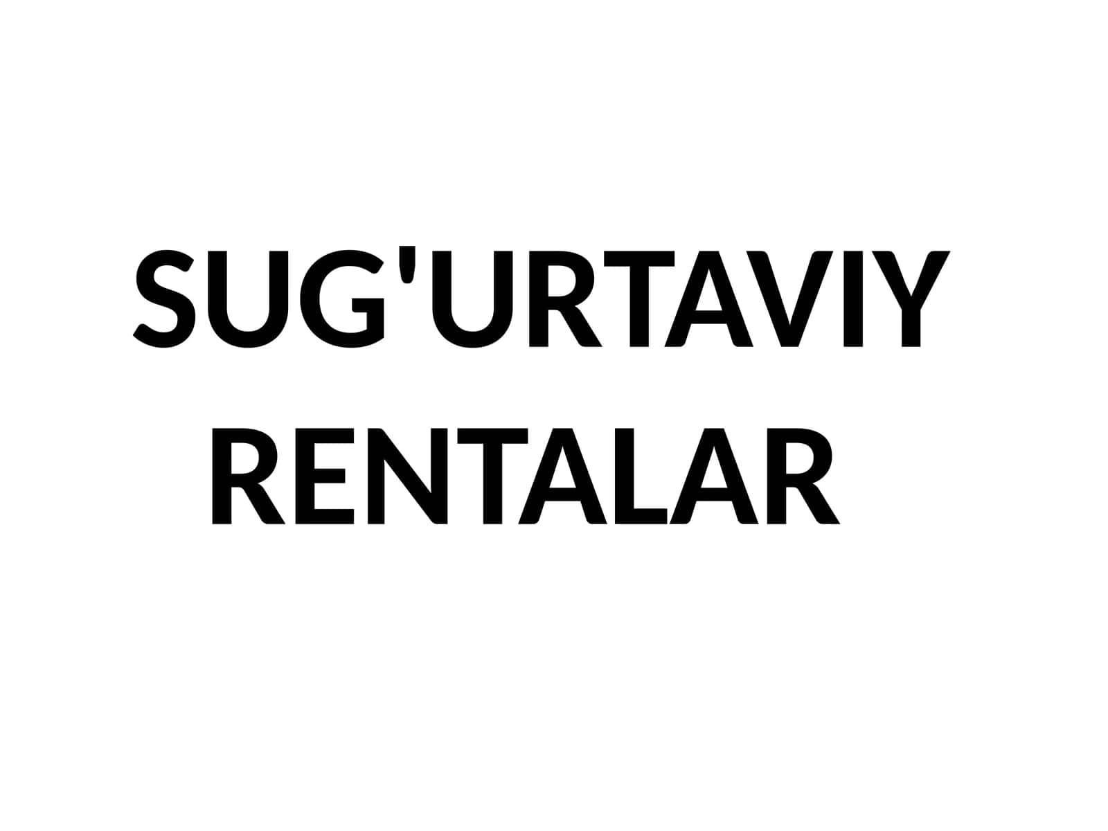 Sug'urtaviyrentalar 1