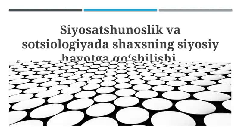 Siyosiy sotsializatsiya 1