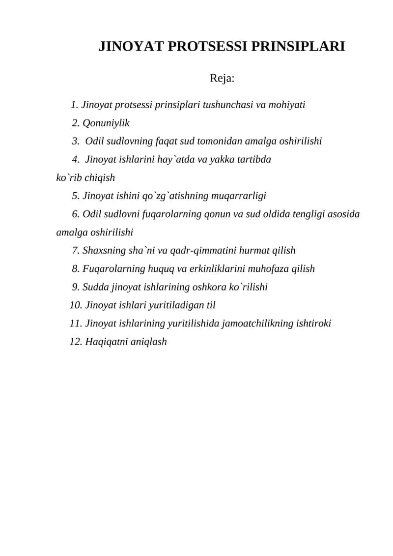 JINOYAT PROTSESSI PRINSIPLARI 1