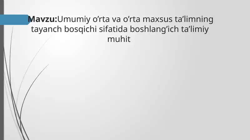 Ta'lim to'g'risida Qonun 1