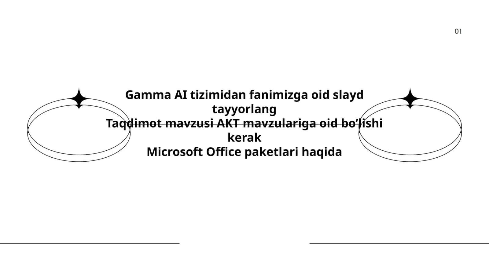 Microsoft Office paketlari haqida 1