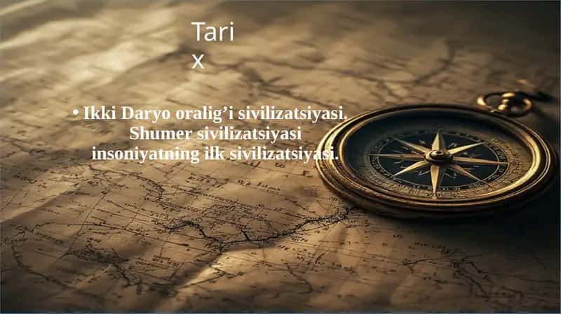 Ikki Daryo oralig’i sivilizatsiyasi 1