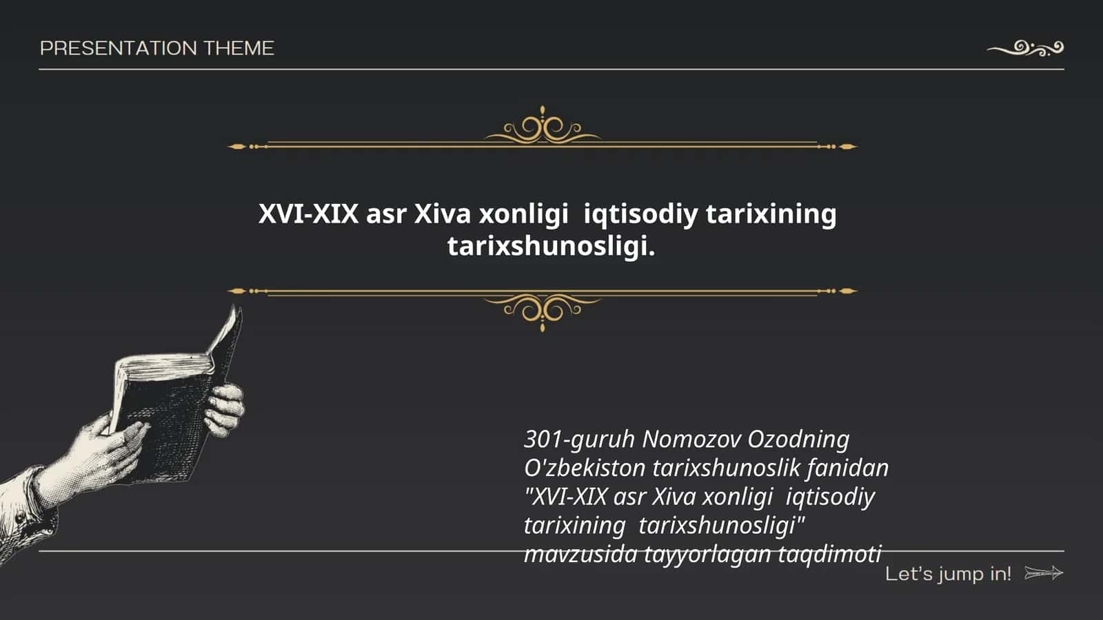 XVI-XIX asr Xiva xonligi iqtisodiy tarixining tarixshunosligi 1