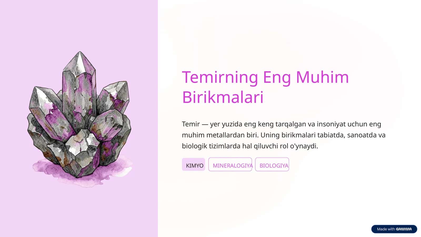 Temirning Eng Muhim Birikmalari 1
