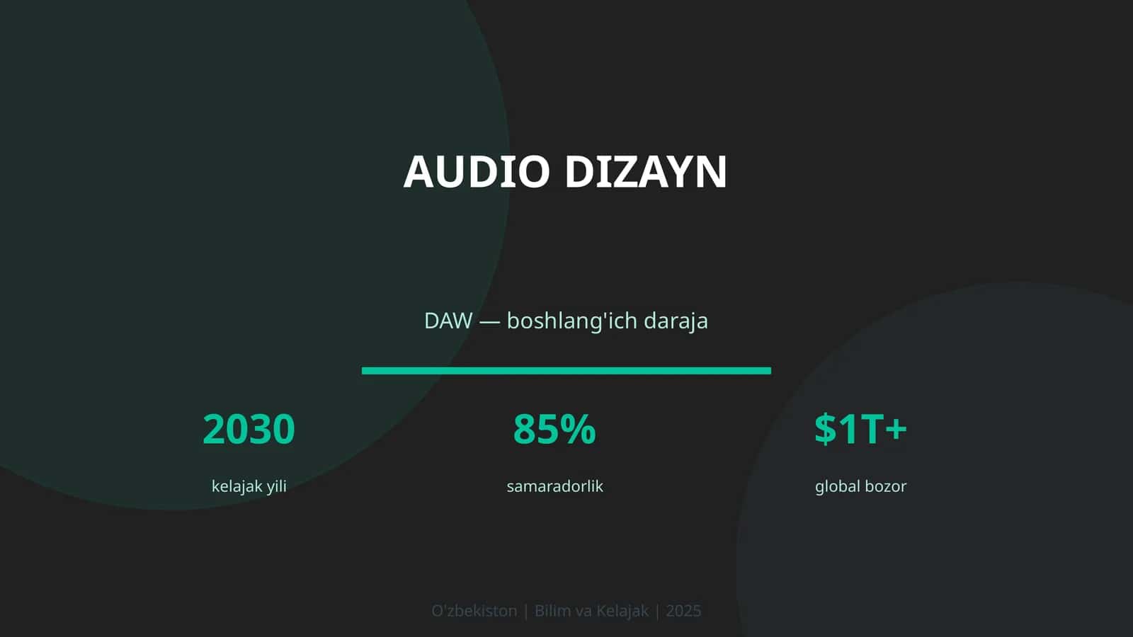 Audio dizayn 1