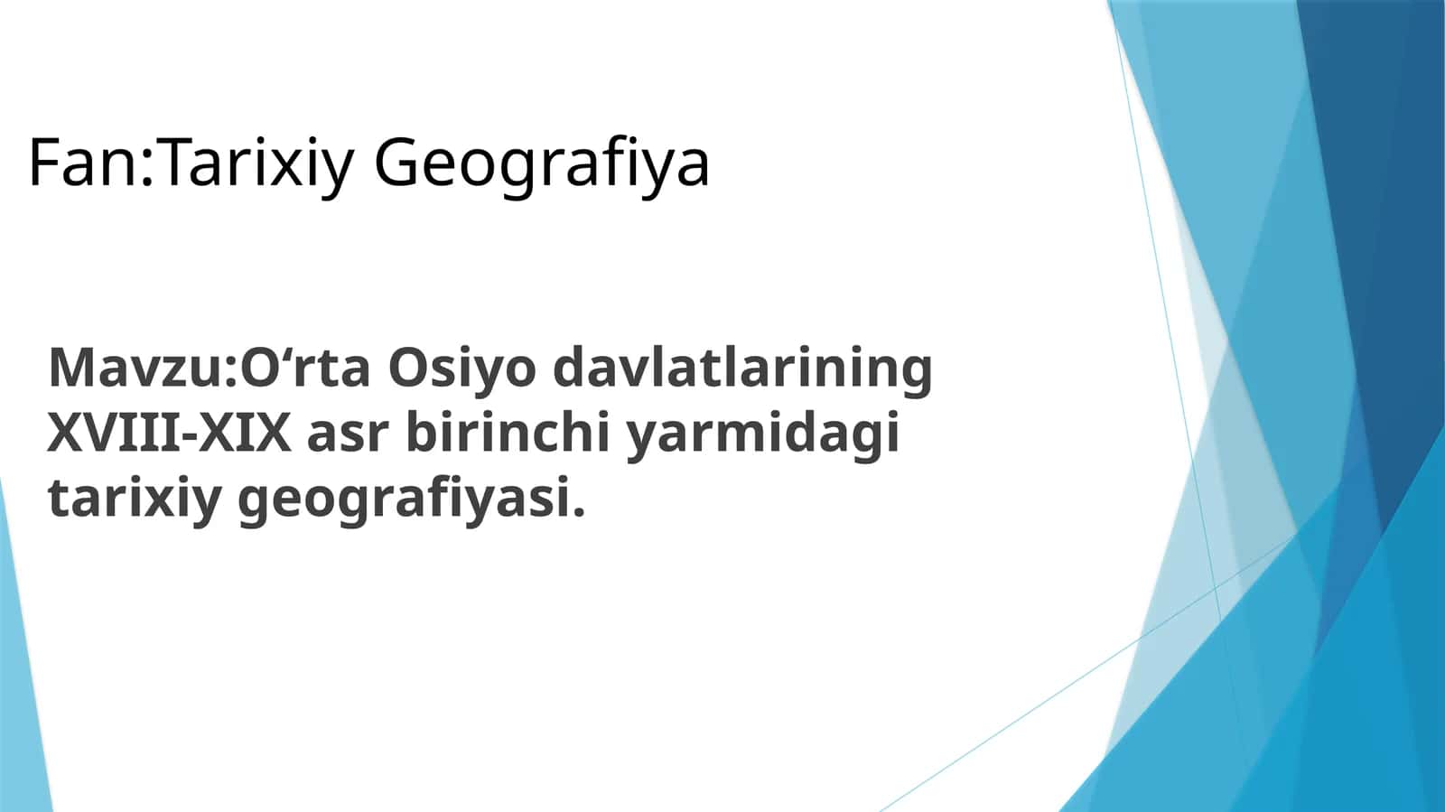 Qo‘qon xonligi va uning tarixiy-geografik tahlili 1