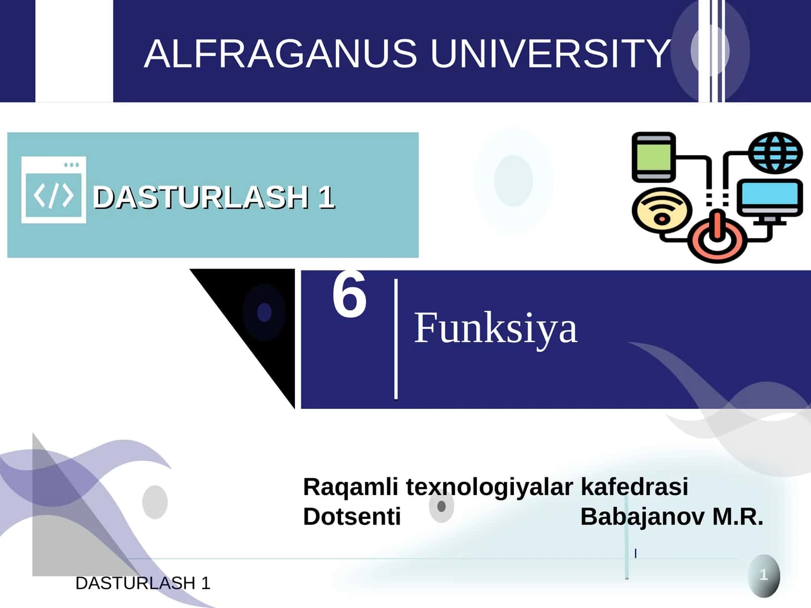 DASTURLASH 1 1