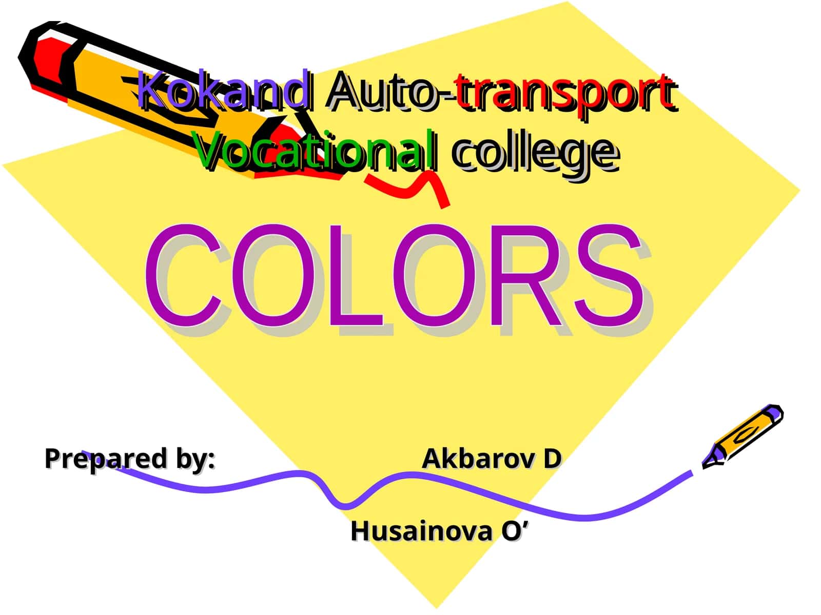 Kokand Auto-transport Vocational college 1
