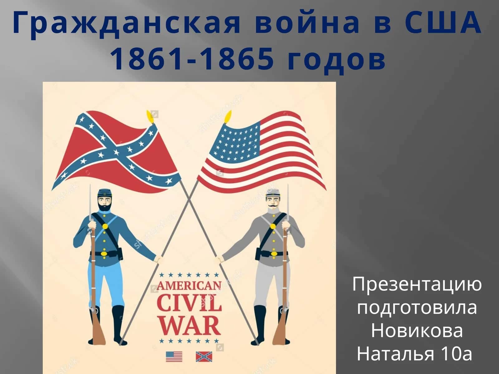 Гражданская война в США 1861-1865 годов 1