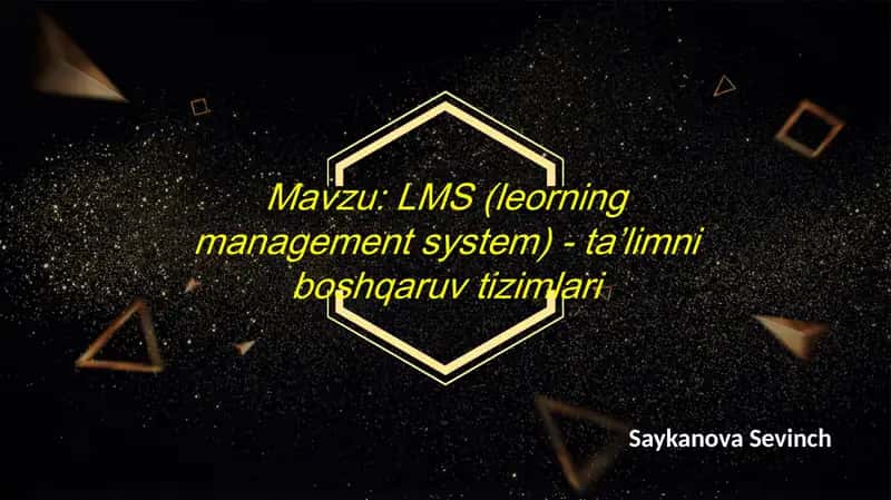 LMS (Learning Management System) 1