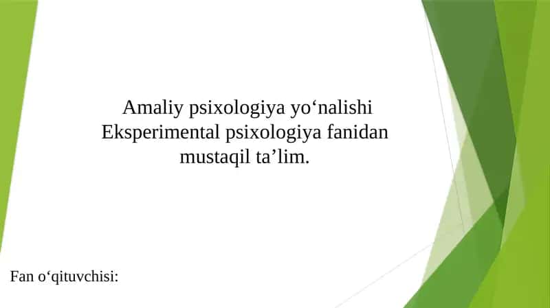 Tafakkur jarayoniga psixologik omillrning ta'siri 1