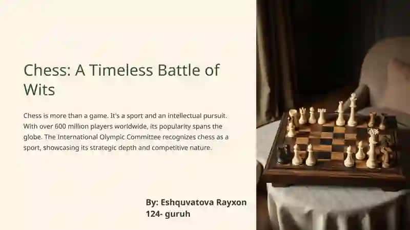 Chess: A Timeless Battle of Wits