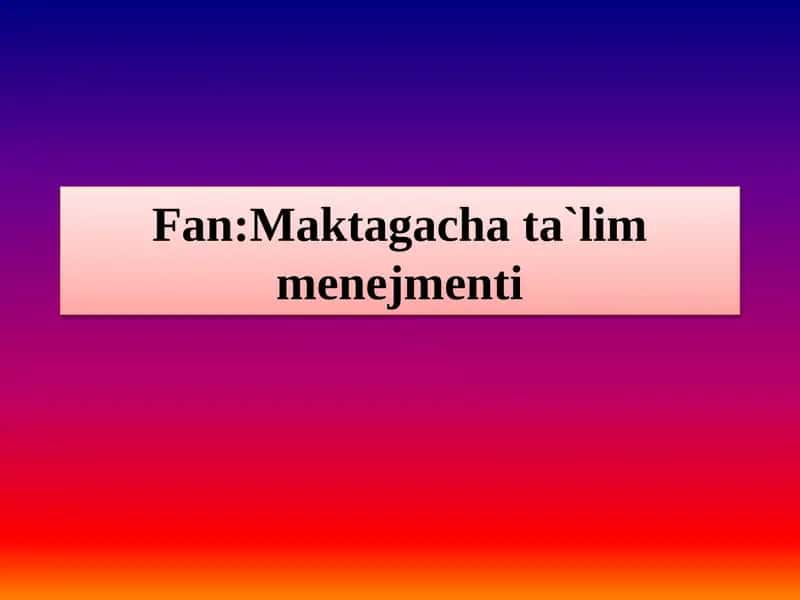 Nazorat qilishning maqsadi va vazifalari 1