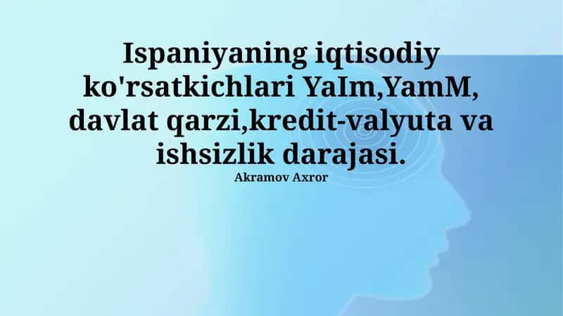 YaIM, YaM, Davlat qarzi 1