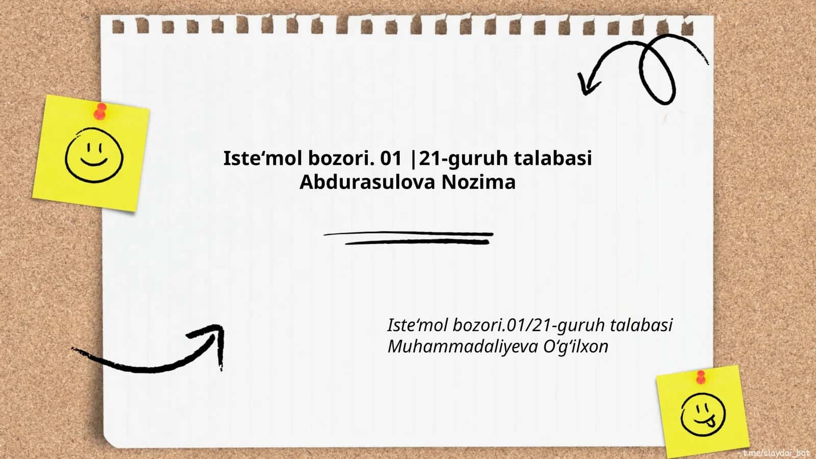 Iste'mol bozori: nazariyasi va amaliyoti 1