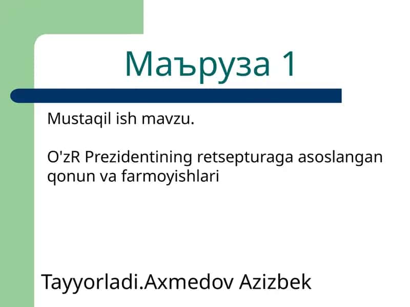 Dori vositalari va farmatsevtika faoliyati to‘g‘risida 1