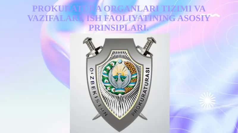 Prokuratura Organlari Tizimi va Vazifalari 1