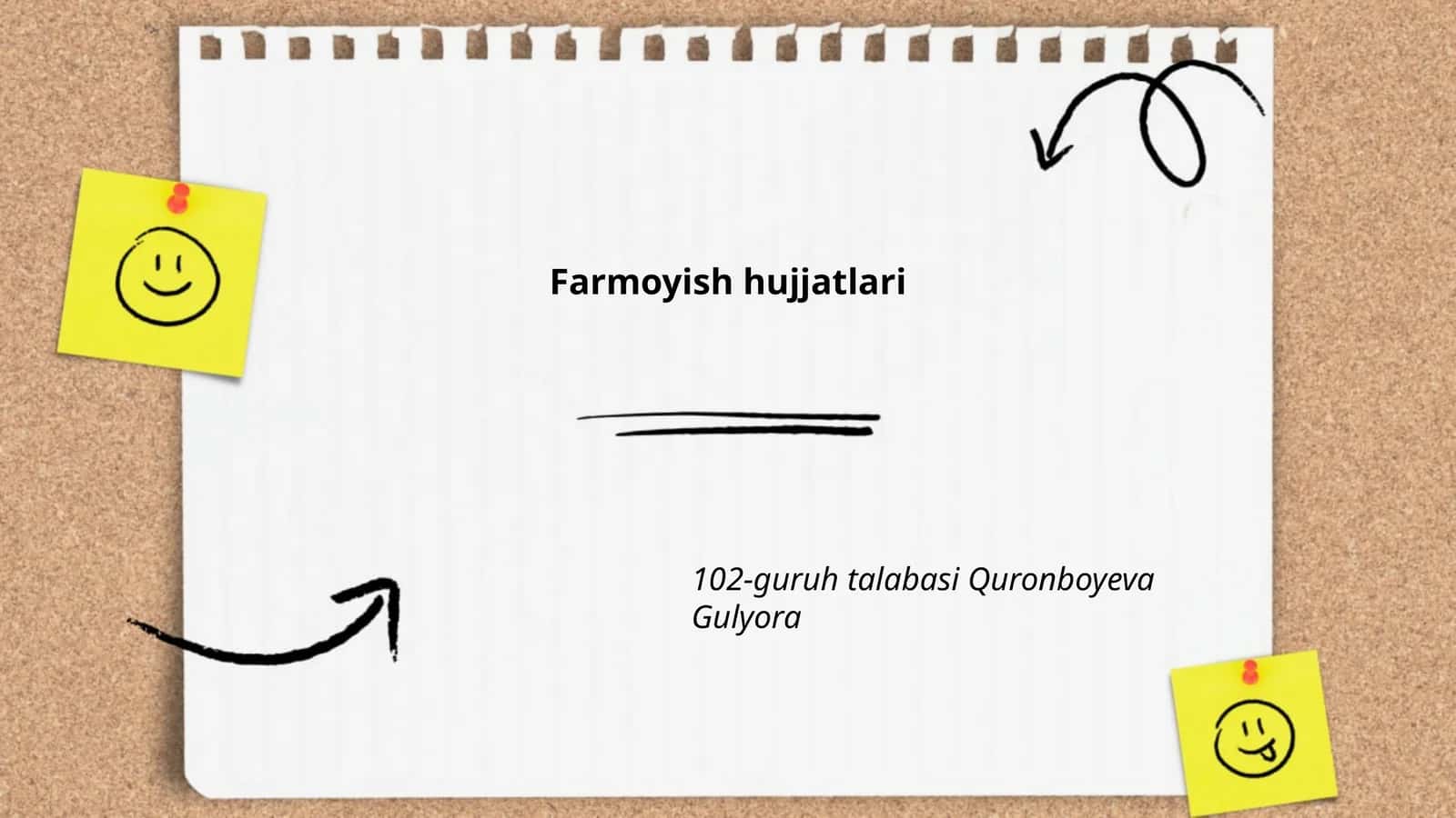 Farmoyish hujjatlari 1