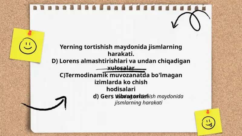 Yerning tortishish maydonida jismlarning harakati