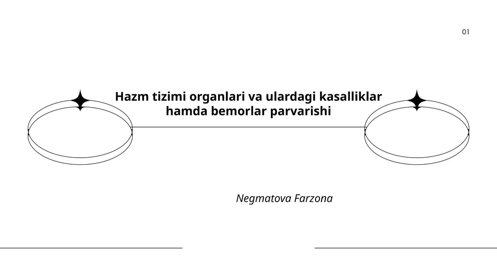 Hazm tizimi organlari va ulardagi kasalliklar hamda bemorlar parvarishi 1