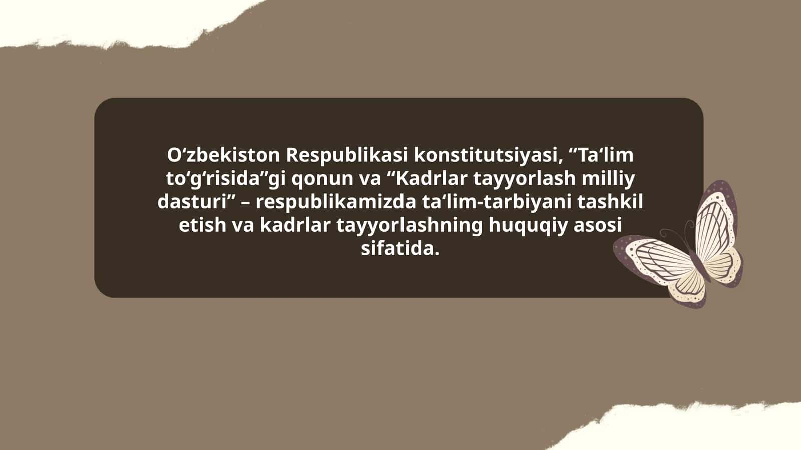Kadrlar tayyorlash milliy dasturi 1