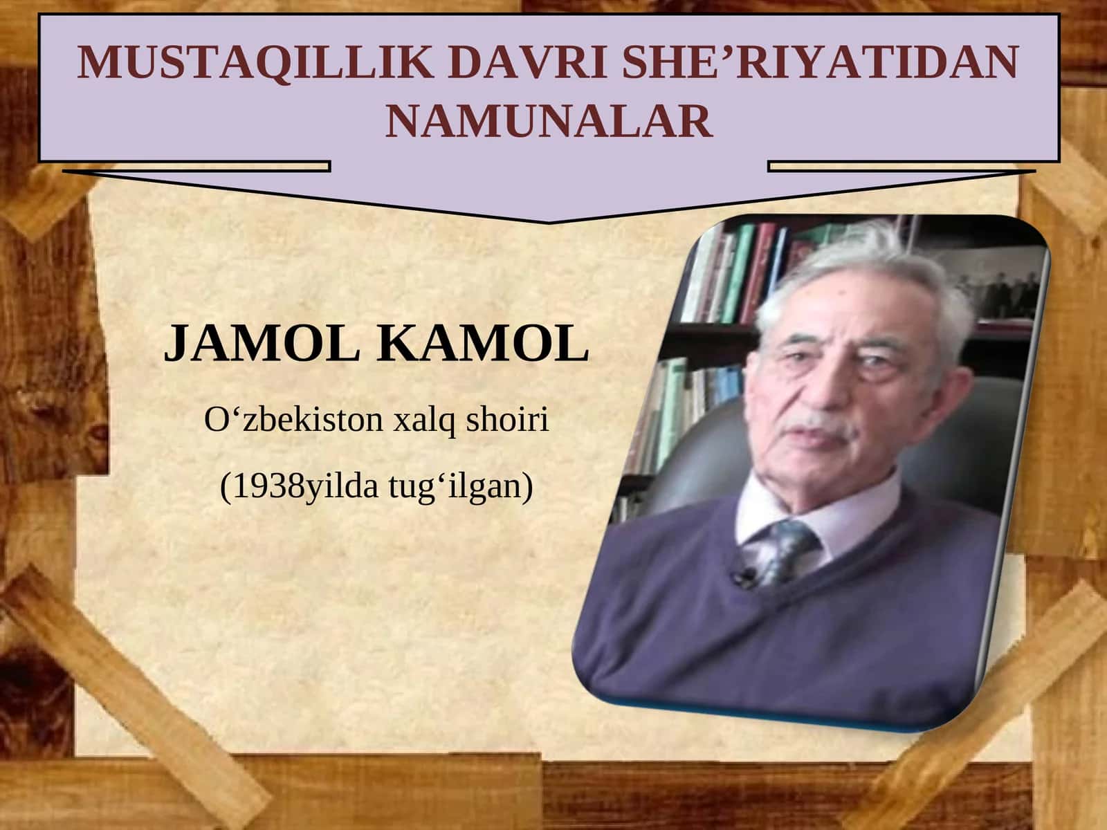 MUSTAQILLIK DAVRI SHE’RIYATIDAN NAMUNALAR 1