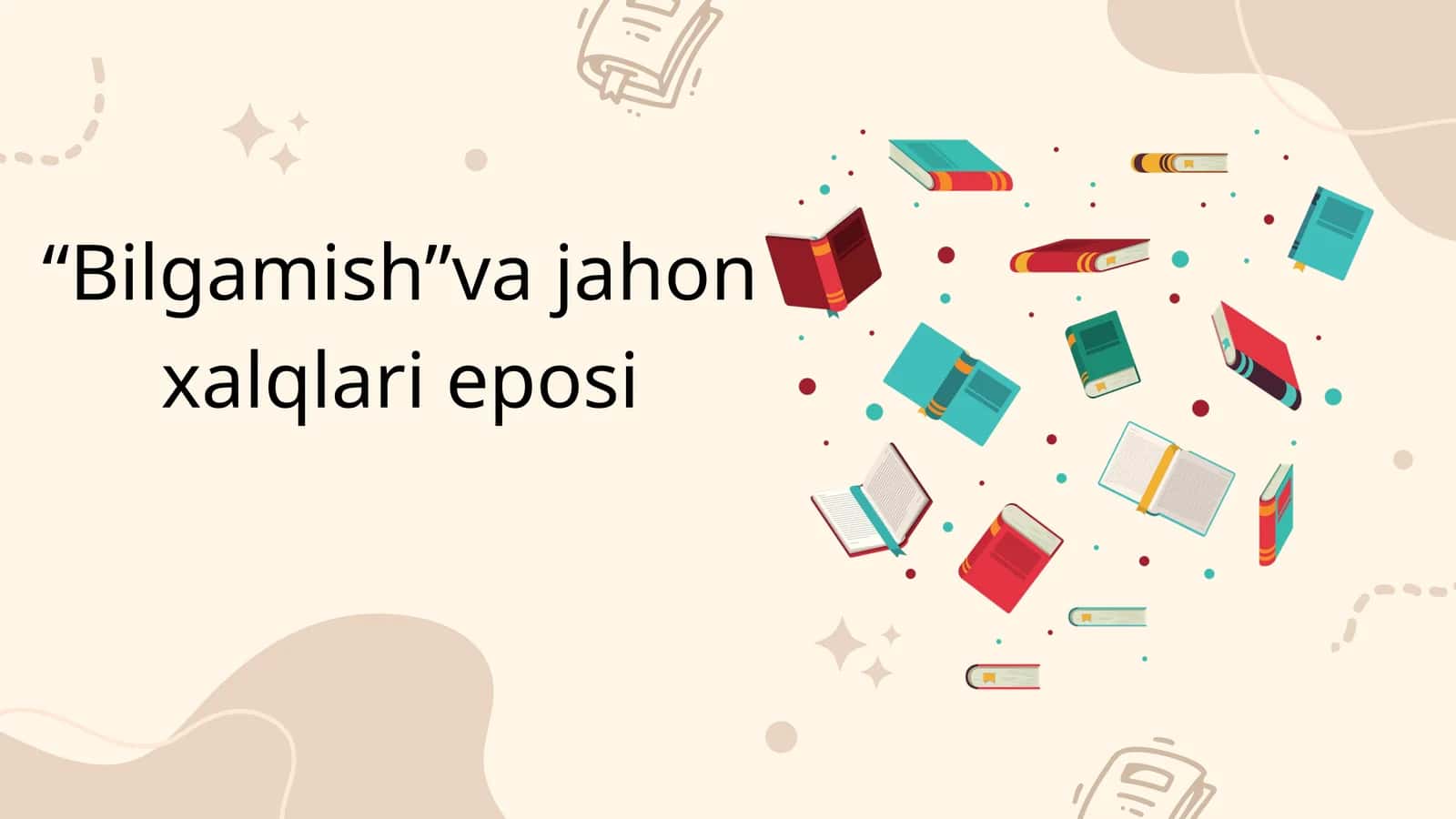 Bilgamish va jahon xalqlari eposi 1