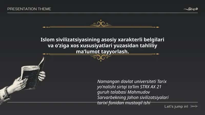 Jahon sivilizatsiyalari tarixi 1