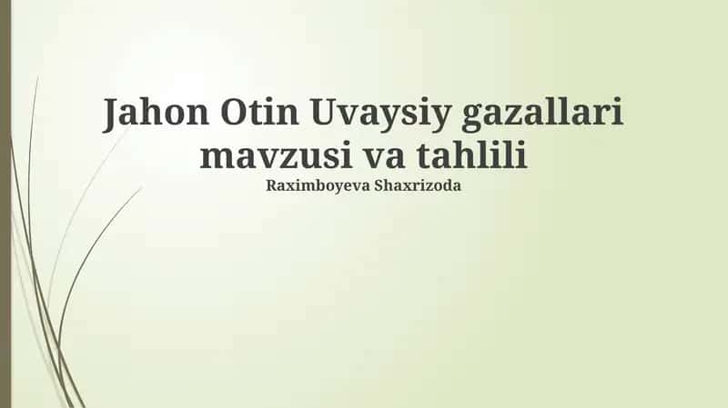 Sevgi va Ishq Mavzusi 1