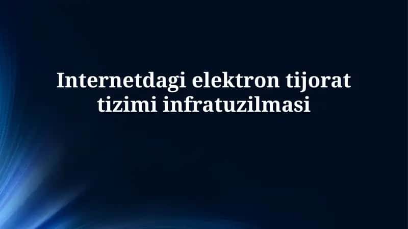 E-commerce platformasi 1