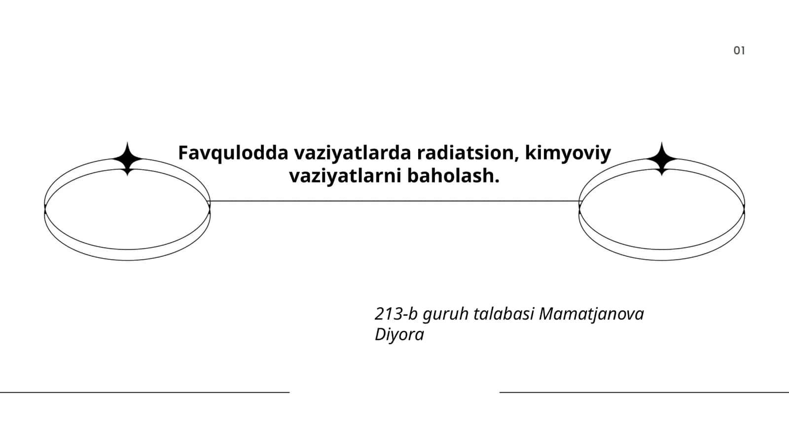 Favqulodda vaziyatlarda radiatsion, kimyoviy vaziyatlarni baholash 1