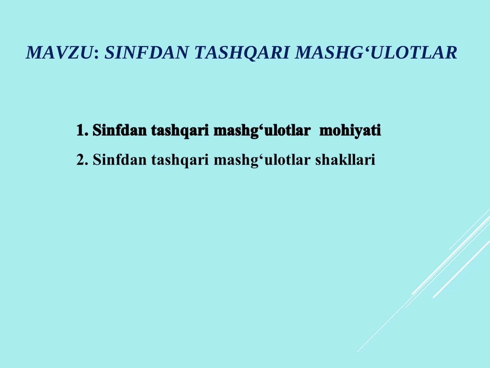 SINFDAN TASHQARI MASHG‘ULOTLAR 1