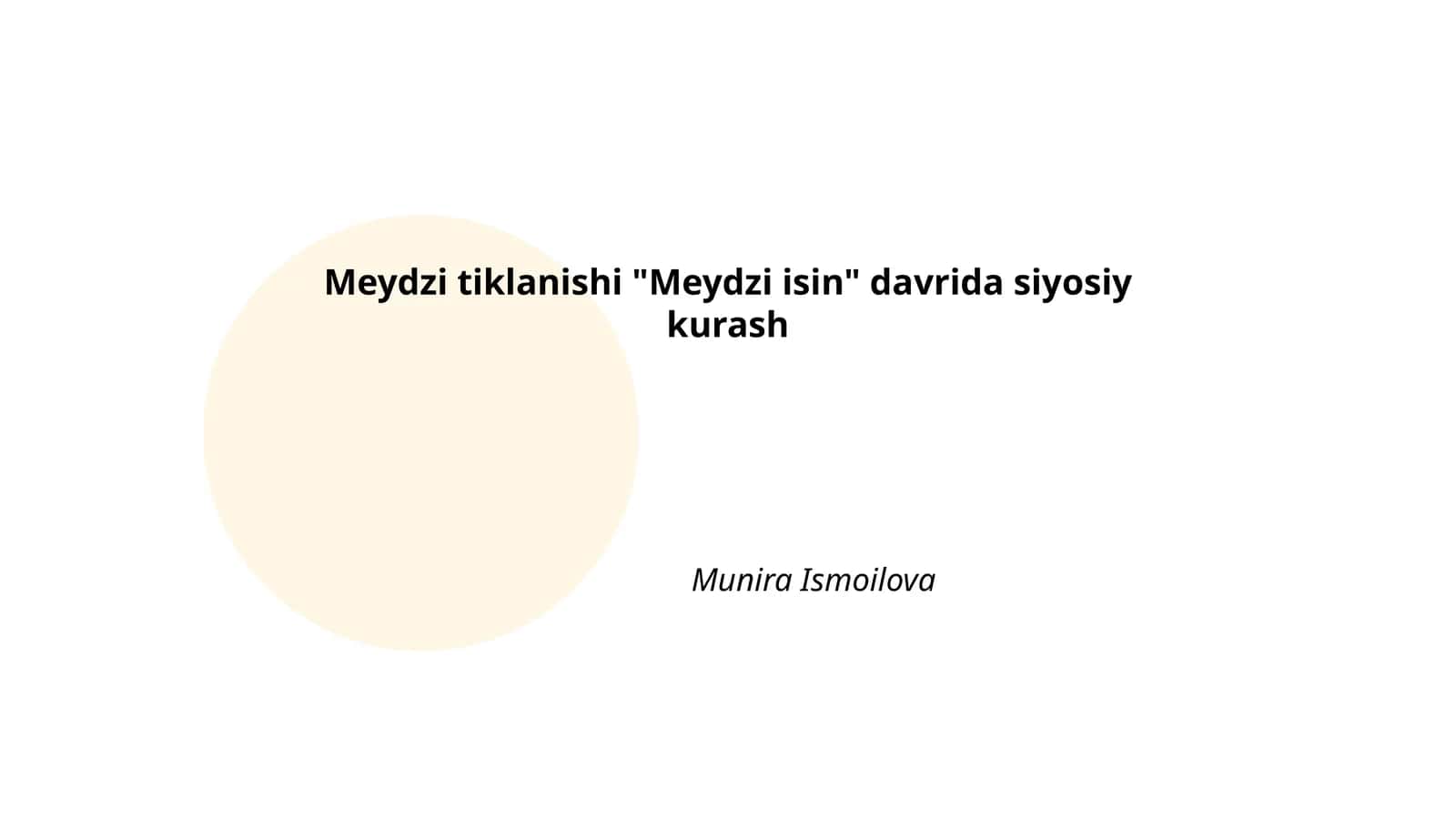 Meydzi tiklanishi "Meydzi isin" davrida siyosiy kurash 1
