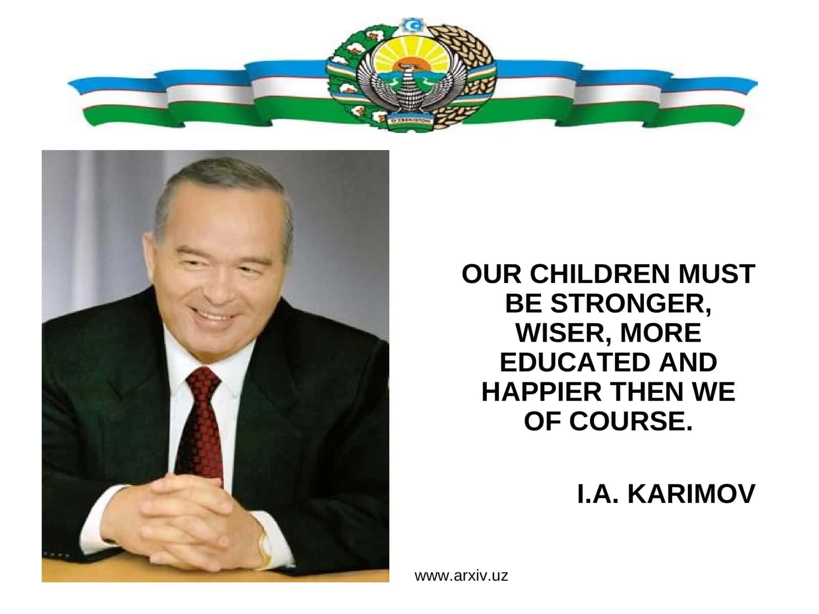 Reforms of educational system and upbringing of youth in I.A. K arimov’s works 1