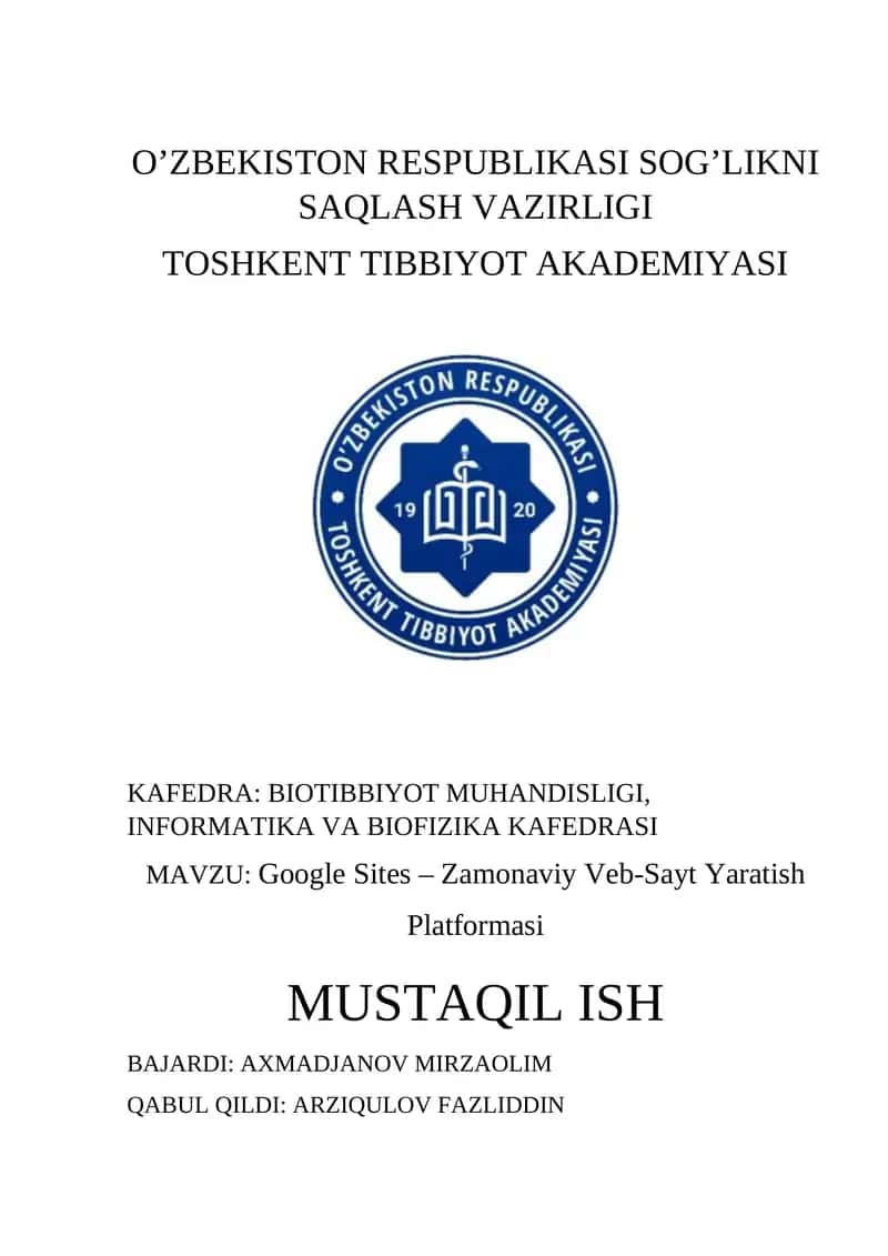 Google Sites – Zamonaviy Veb-Sayt Yaratish Platformasi 1