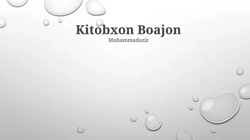 Kitobxon Boajon 1
