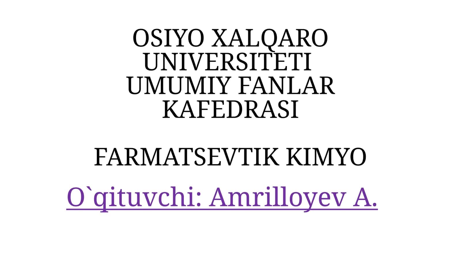Geterotsiklik birikmalar 1